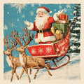 On His Sleigh & Quick to Bed - Twin Pack of Christmas Cards