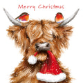 Hitching a Ride & Fluffy Cow - Twin Pack of Christmas Cards