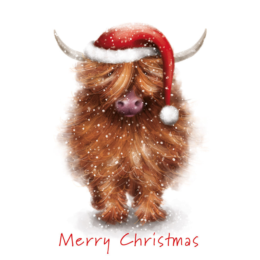 Hitching a Ride & Fluffy Cow - Twin Pack of Christmas Cards
