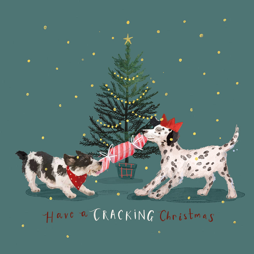 Sleigh Dogs & A Cracking Game - Twin Pack of Christmas Cards