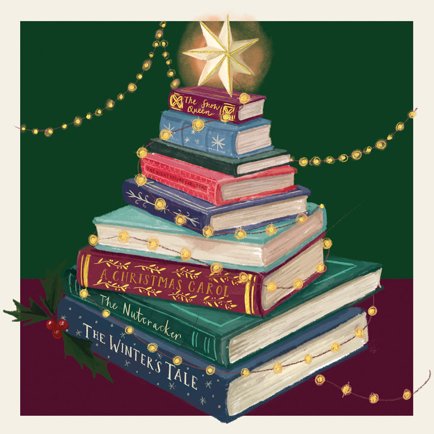 Bauble & Books - Twin Pack of Christmas Cards