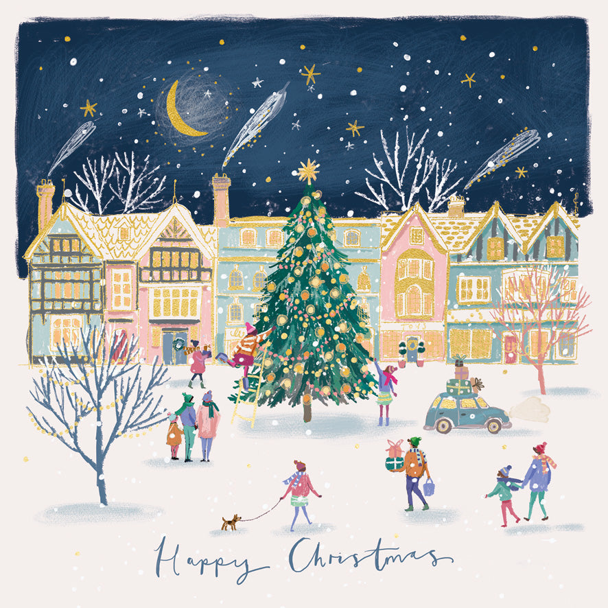 Christmas Village & Santa Express - Twin Pack of Christmas Cards
