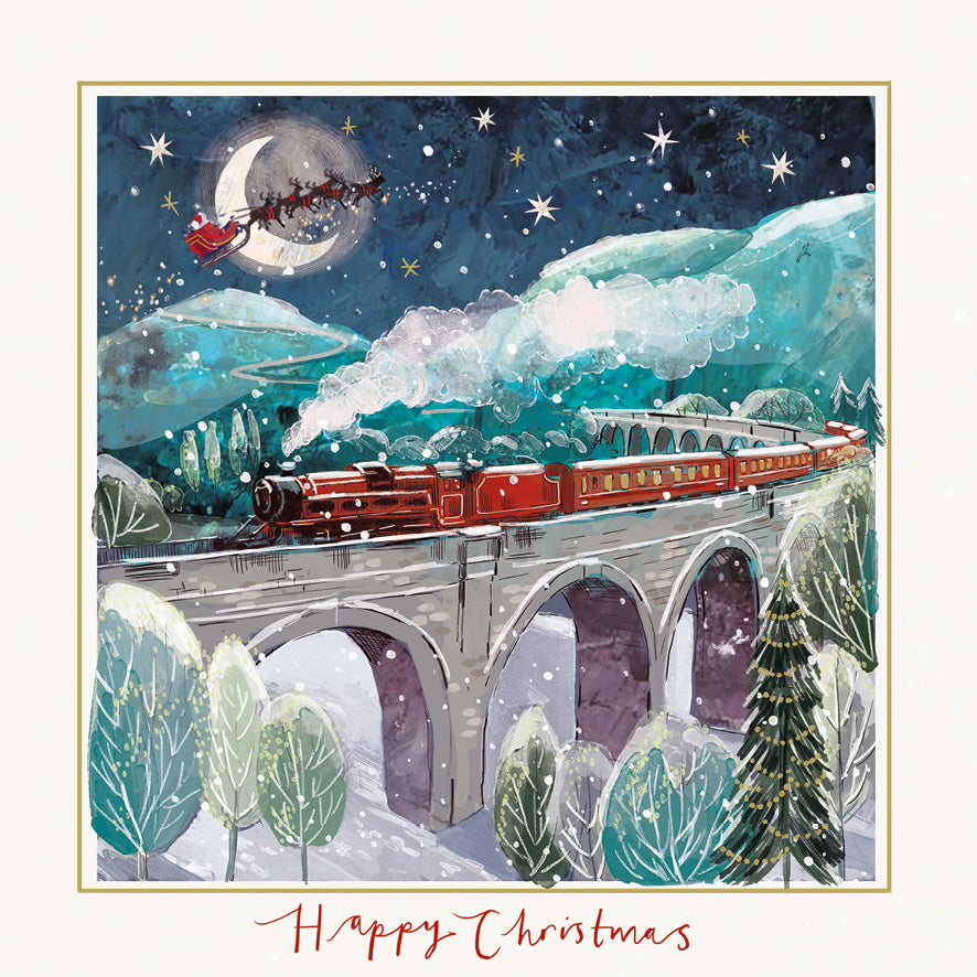 Christmas Village & Santa Express - Twin Pack of Christmas Cards