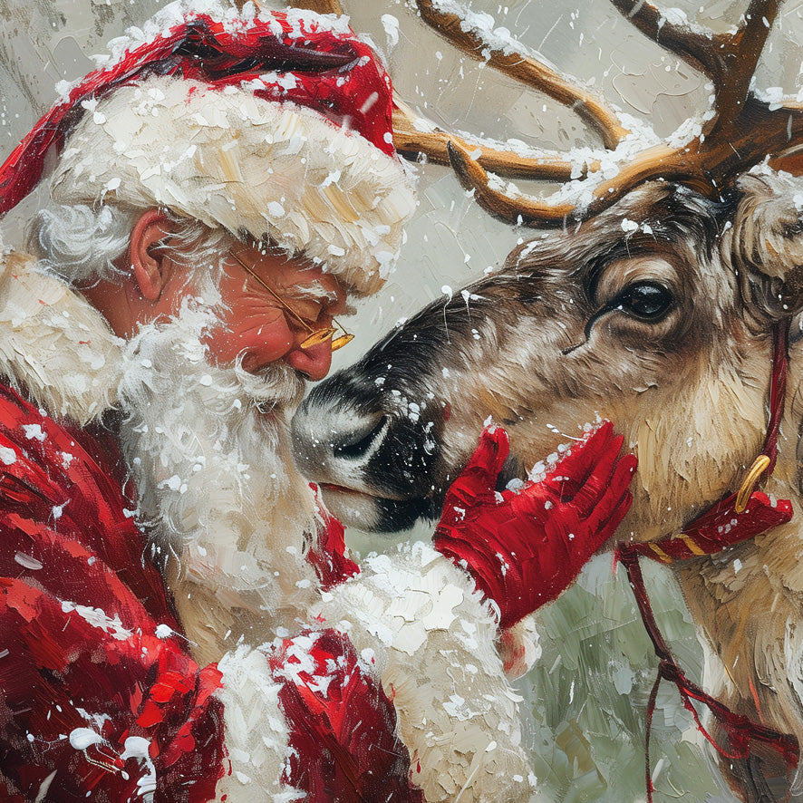 Santa's Dearest Friend & So Dear to me - Twin Pack of Christmas Cards
