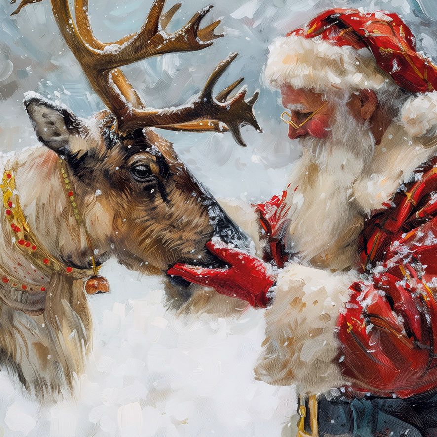 Santa's Dearest Friend & So Dear to me - Twin Pack of Christmas Cards